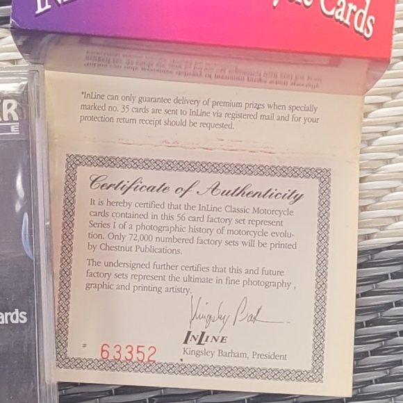 MINT Inline Motorcycle Cards - Picture 4 of 5